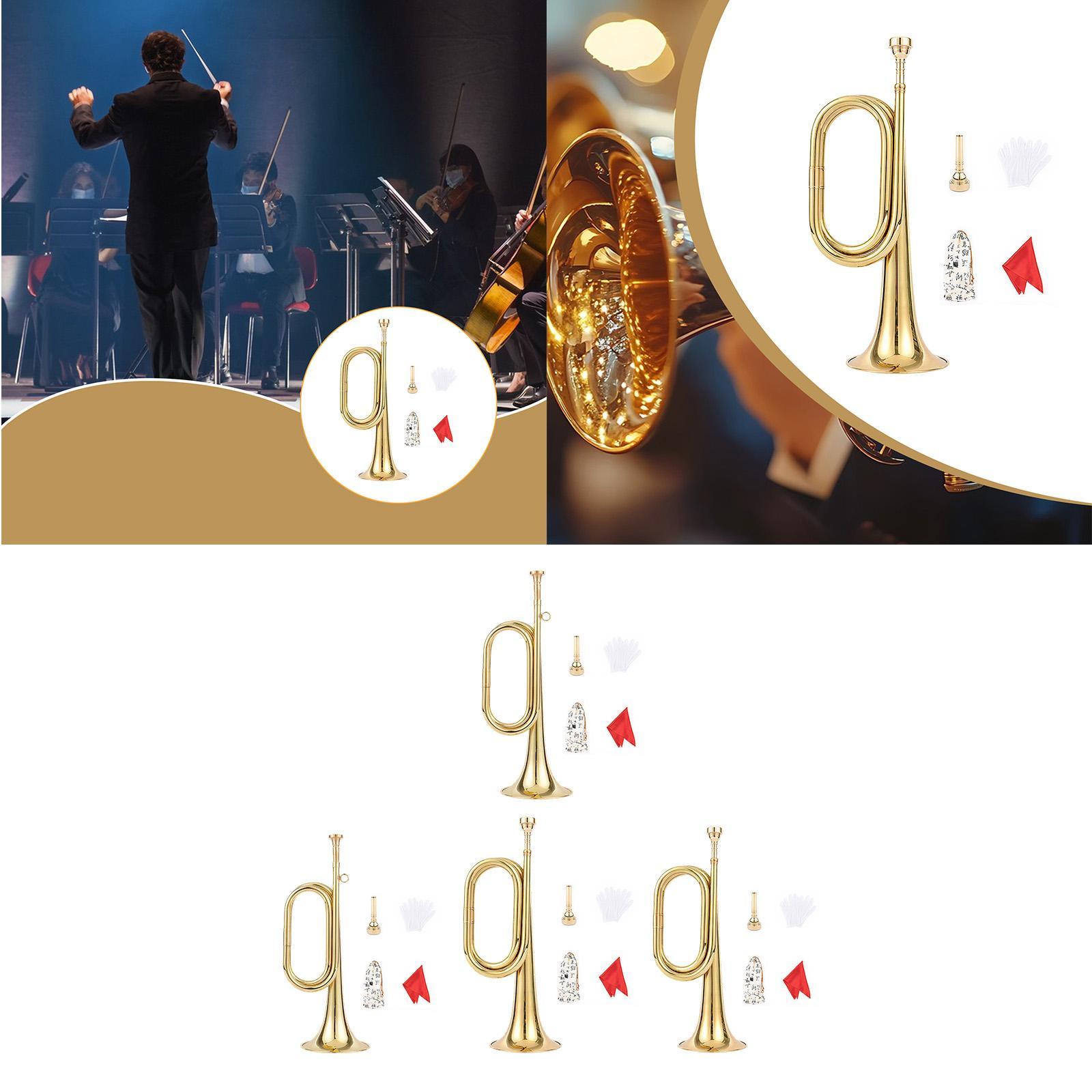 Musical Instrument Bugle - ブローワブル・ブラス・トランペット 初心者向け楽器 マーチングバンド 子供 大人 学校用