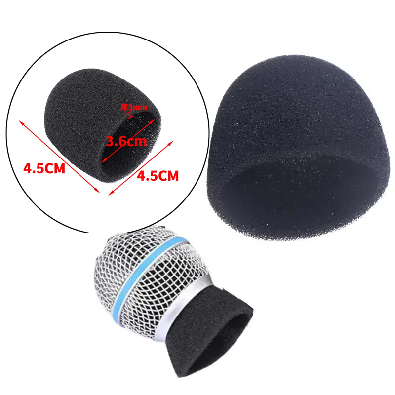 Shure Mic Mv7 - 2 個のマイク保護インナーフォーム Shure SM58 SLX24 PGX24