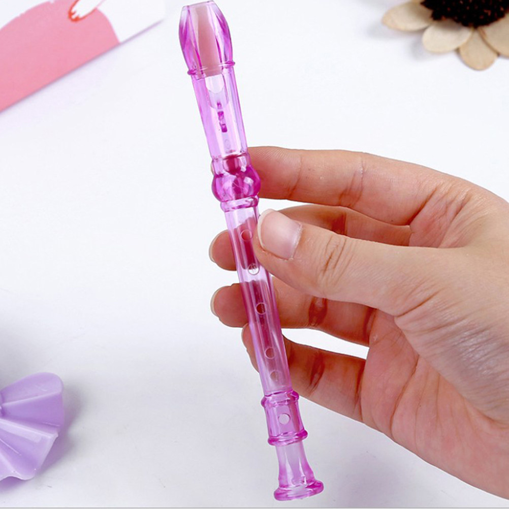 12個入り、子供用音楽フルート、8穴、透明なソプラノリコーダ - Soprano Recorder Plastic のレビューと価格