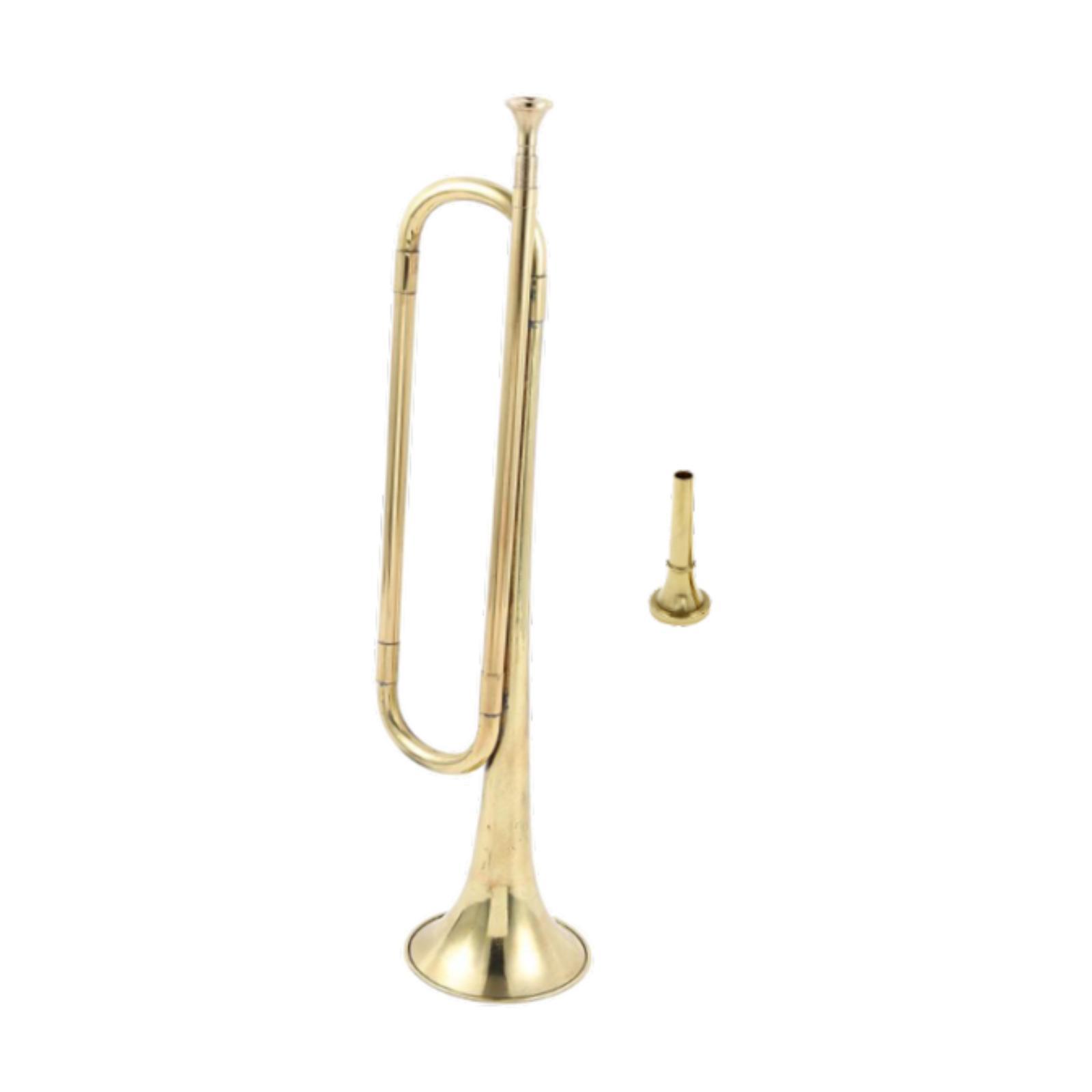 バグルトランペット 金管楽器 黄色仕上げ 子供と大人の学習者 - Musical Instrument Bugle のレビューと価格