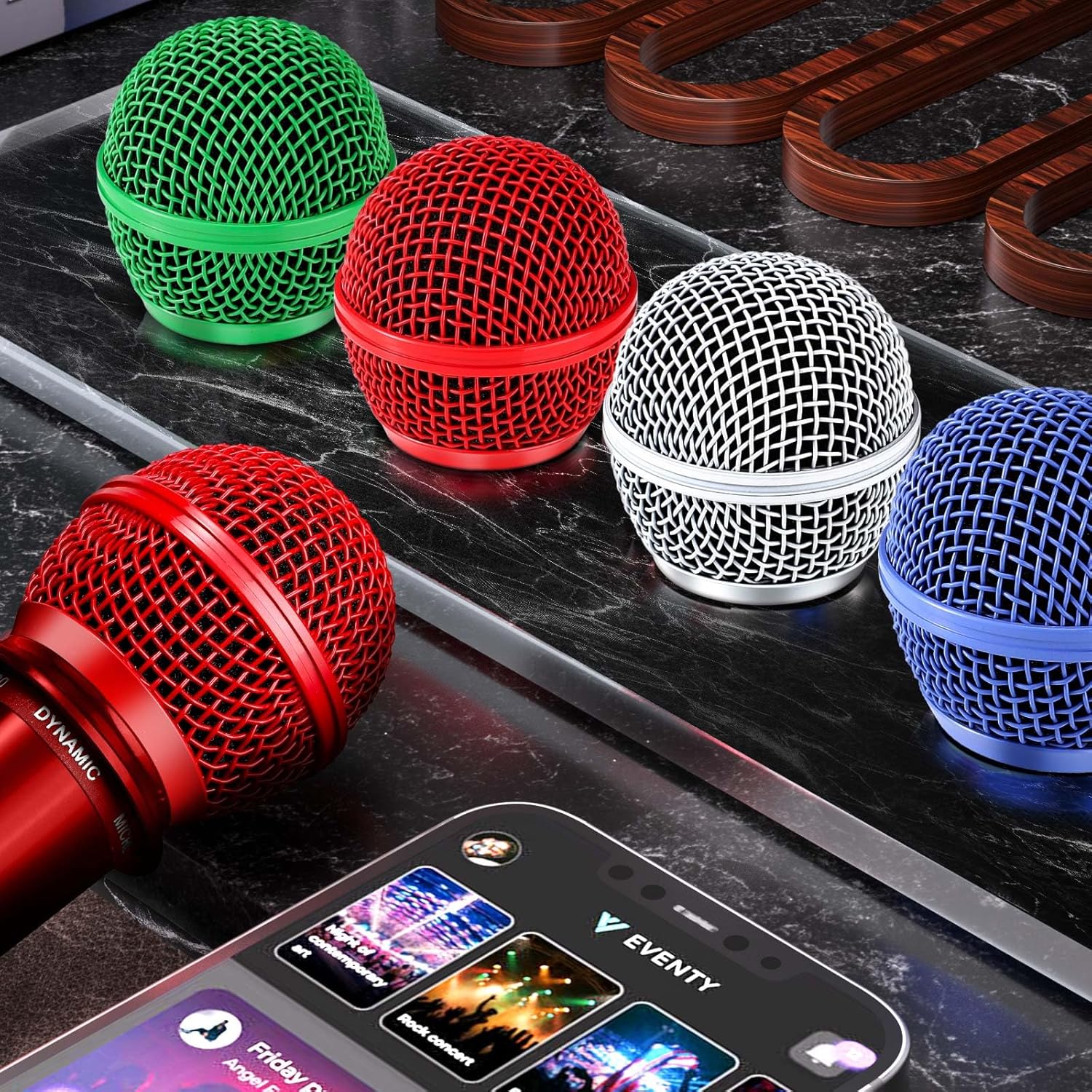 1 PC シュア SM58 ワイヤレスマイク交換用金属マイク - Shure Mic Mv7 のレビューと価格
